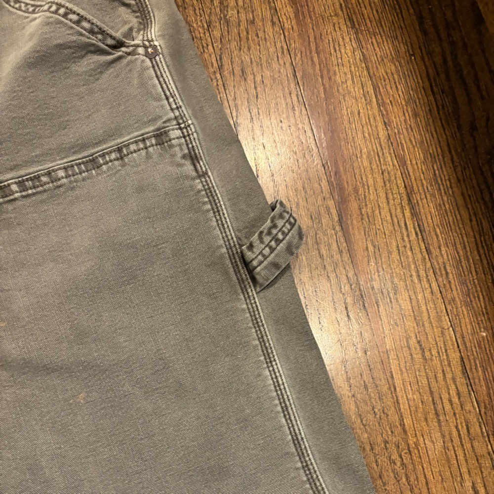 Men’s Lucky Brand olive gray green Cotton Casual Pants 32x30 - Picture 3 of 6